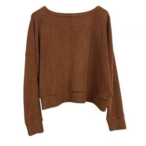 Z Supply Off-the-Shoulder Tan Sweater